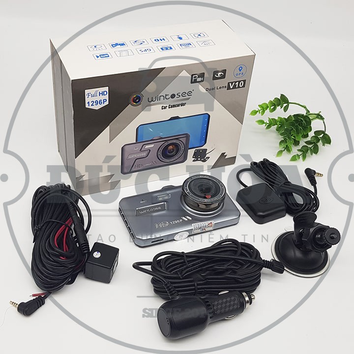 Camera hành trình độc lập trước và sau