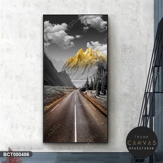 Tranh canvas khổ dọc size 50x100cm