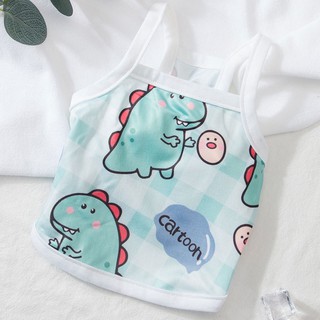 Áo ba lỗ khủng long cho thú cưng