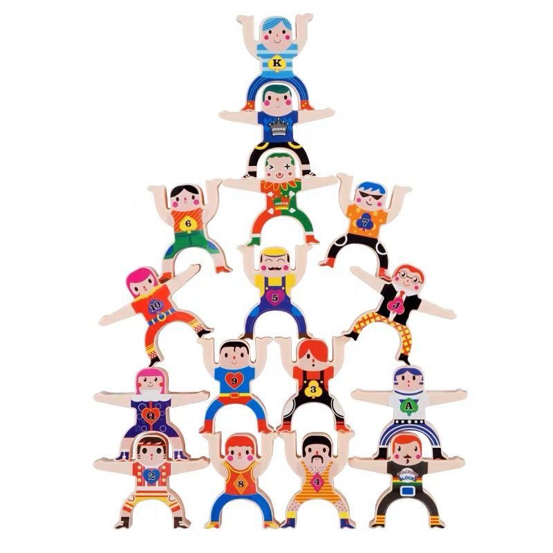 Douyin cùng loại khối xây dựng Hercules Jenga dành cho trẻ em giáo dục sớm trên máy tính để bàn phát triển trí