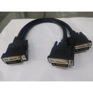 Dây Cáp Chia Cổng DVI-D ra 2 DVI-D