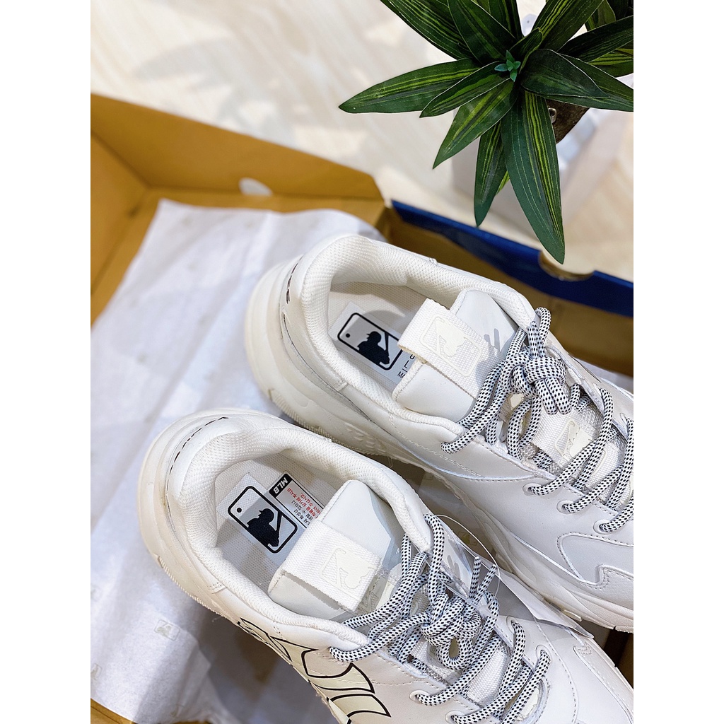 Giày MLB Bigball Chunky NY Yankees trắng - Ảnh thật shop chụp