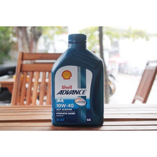 Nhớt Shell AX7 10W-40 (dùng cho xe tay ga) 800ml
