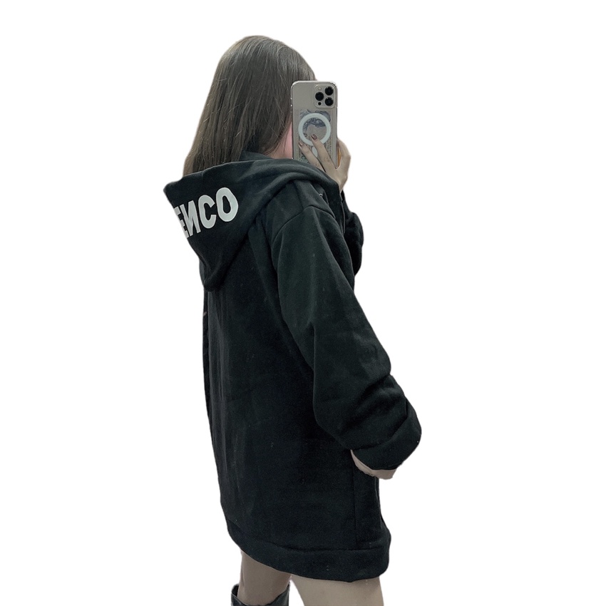 Áo Khoác MI.KENCO Nỉ Bông Có Mũ Full Size Nam Nữ