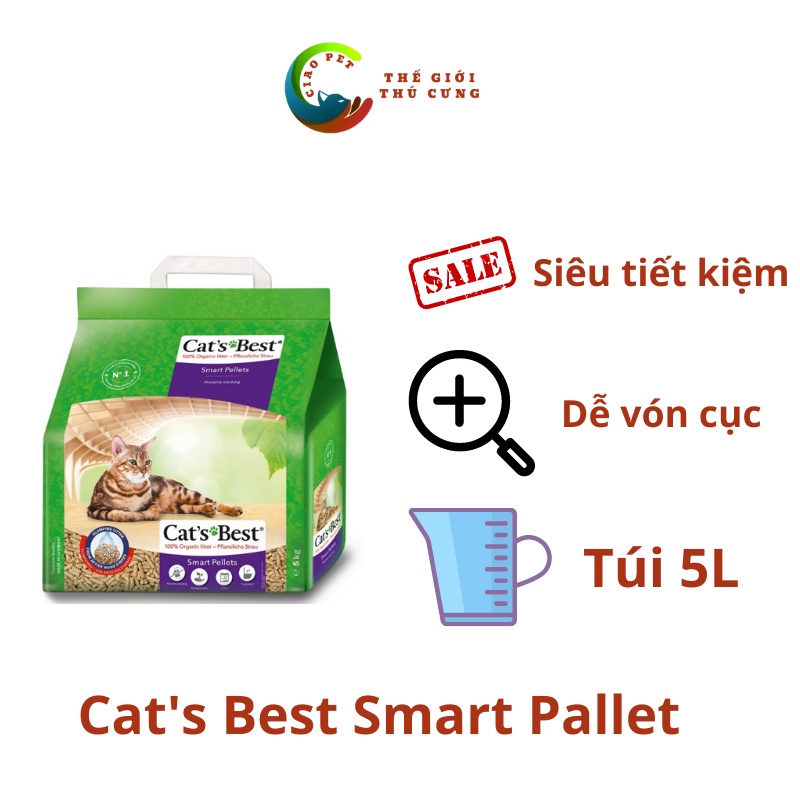 [5L] Cát vệ sinh-  Cat's Best