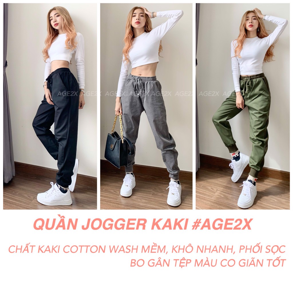 [THANH LÝ] - Quần Jogger Khaki Unisex Nam Nữ Đều Mặc Được | BigBuy360 - bigbuy360.vn