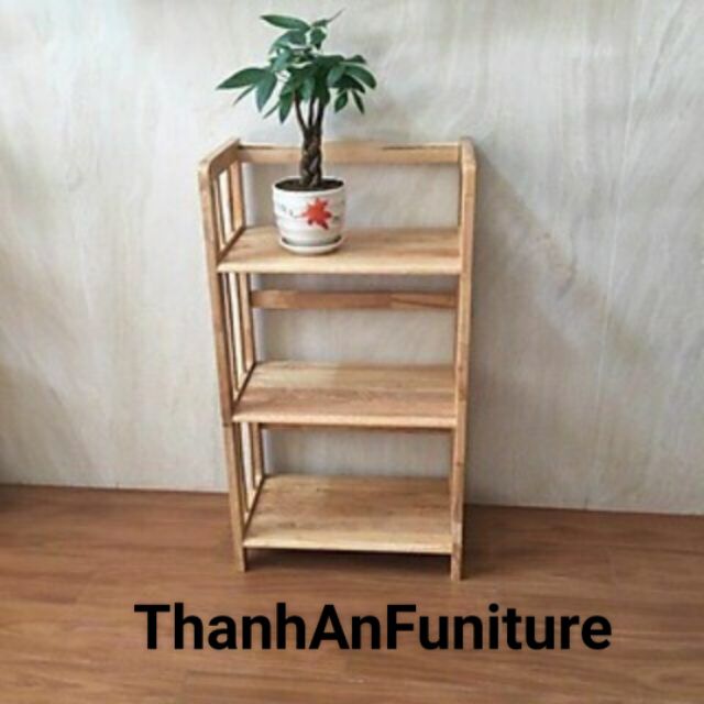 [Rẻ Vô Địch]Kệ sách gỗ 50cm - 3 tầng