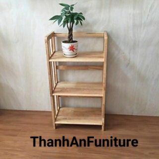 [Rẻ Vô Địch]Kệ sách gỗ 50cm - 3 tầng