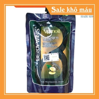 Dầu hấp ủ tóc phục hồi siêu mượt berdywins argan oil collagen complex 500ml