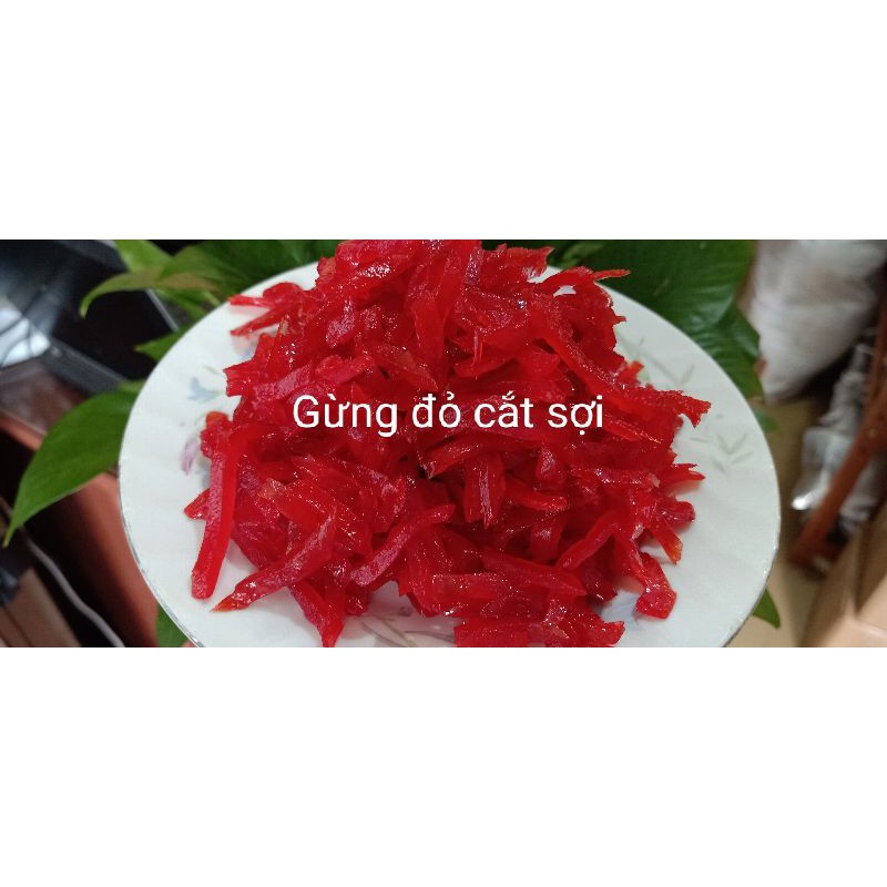 Mứt gừng đỏ cắt sợi 200g