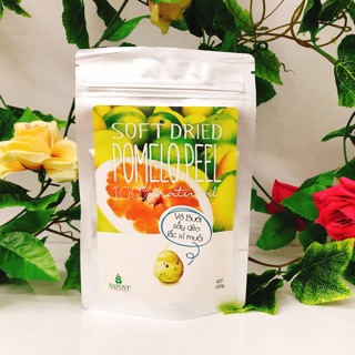 Vỏ bưởi sấy dẻo lắc xí muội bịch 100g