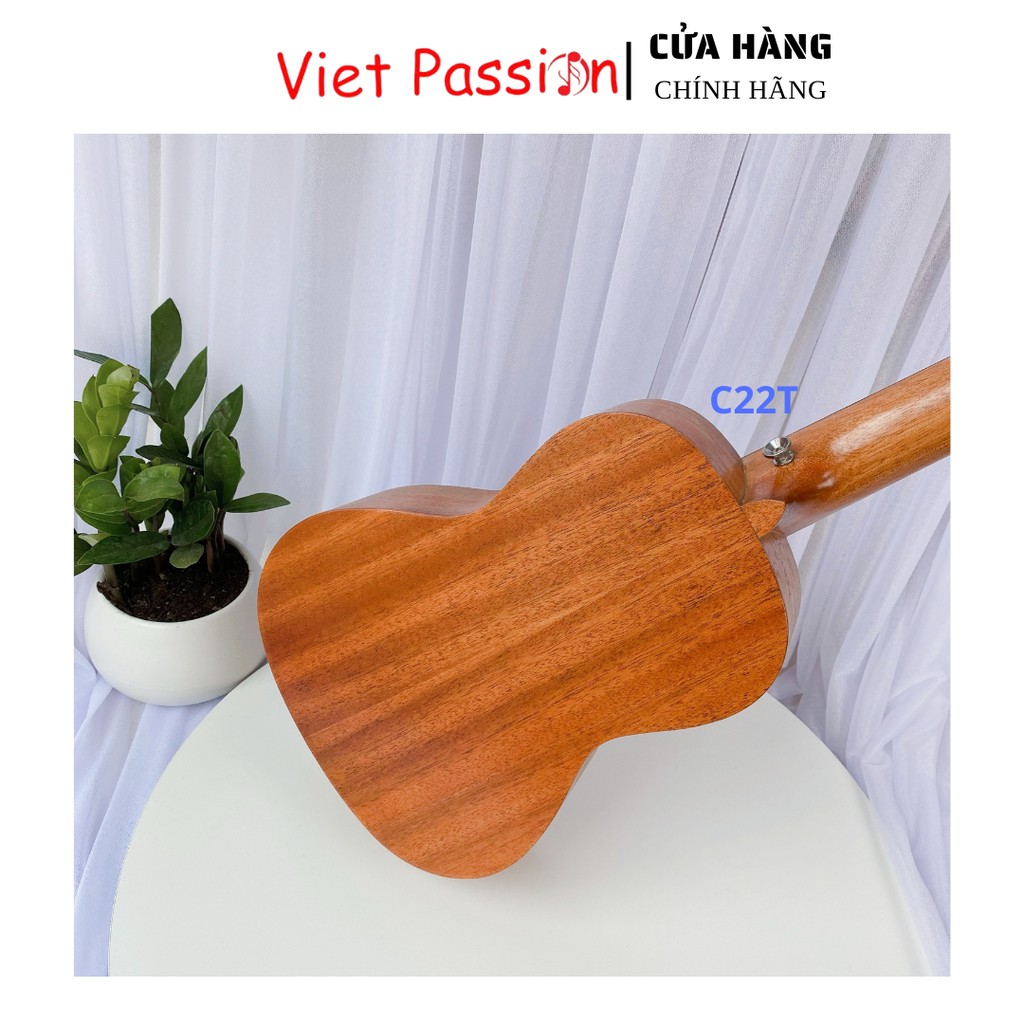 Đàn ukulele concert C22T Viet Passion 23 inch gỗ mộc họa tiết baby giá rẻ cho bạn mới bắt đầu tập chơi