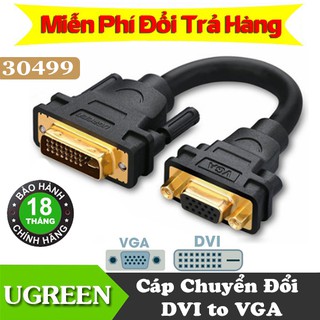 [UGREEN 30499] Cáp chuyển đổi DVI sang VGA 24+5 Rẻ Vô Địch Chính Hãng