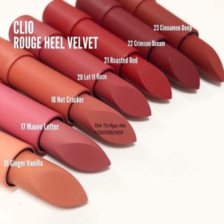 Son Clio Rouge Heel Velvet