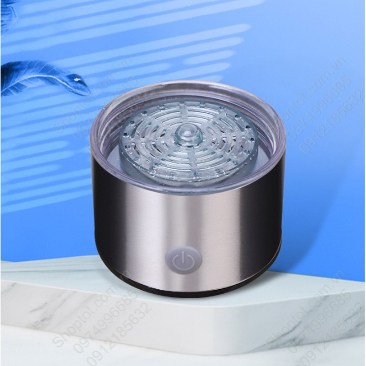 Bình tạo nước Hydrogen cầm tay bằng thủy tinh loại 420ml, dùng pin sạc