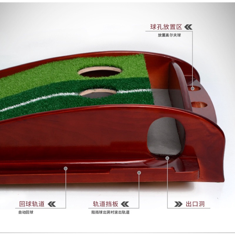 Thảm Tập Golf Putting Gỗ - PGM