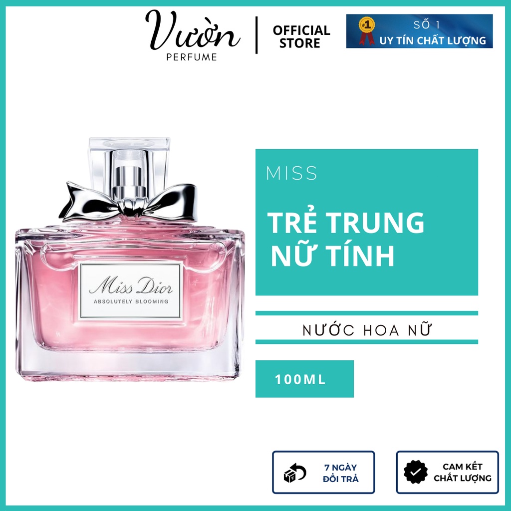 Nước Hoa Nữ Miss Thơm Lâu Dung Tích 50ml-100ml Sang Trọng Quý Phái Cuốn Hút Hiện Đại.