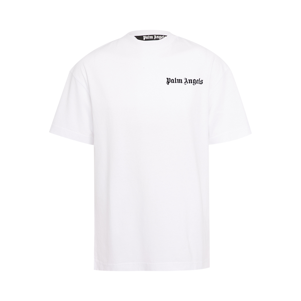 Ready-made Palm Angels / Palm Angel spring and summer color printing cotton simple logo men's necklace short T-shirt