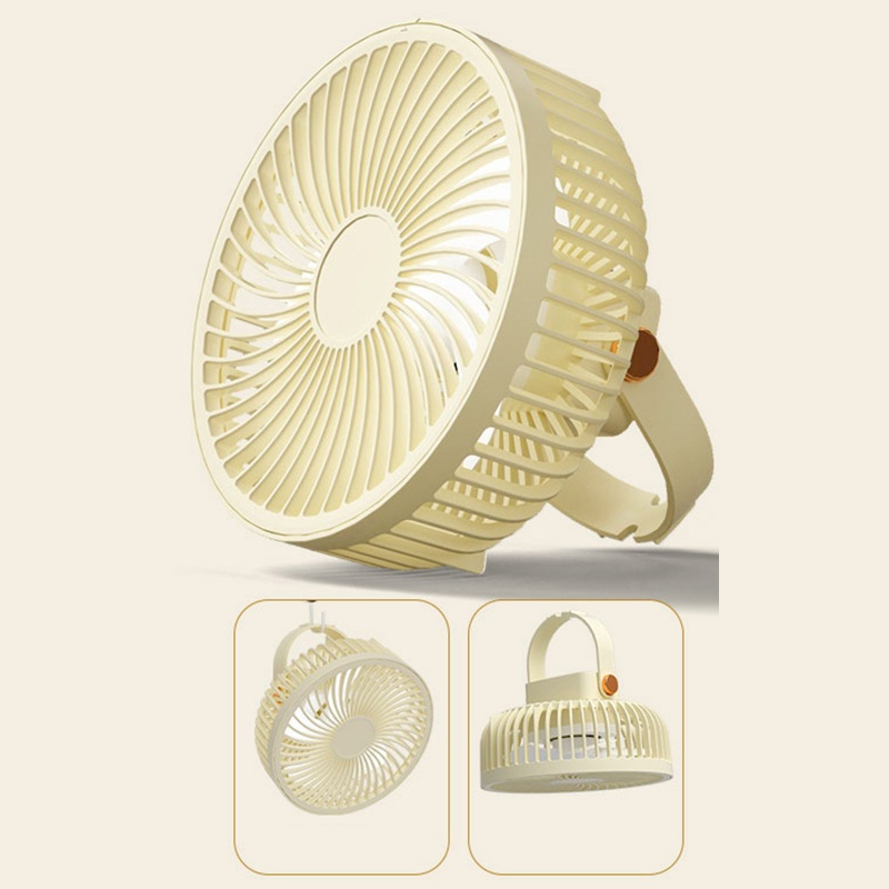 Quạt Cắm Trại Có Tay Cầm Và Móc Treo Tiện Dụng