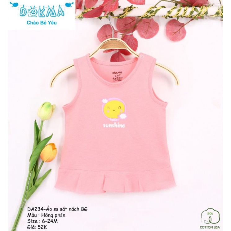 Dokma bộ áo sát nách 6-24M