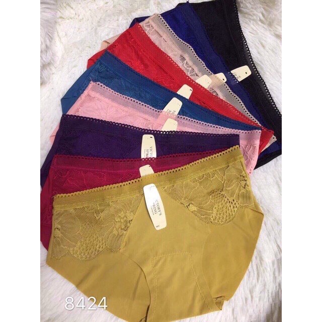 Quần Lót Nữ Su Pha Ren Lưới, Đồ Lót Nữ Sexy Siêu Dễ Thương 8424