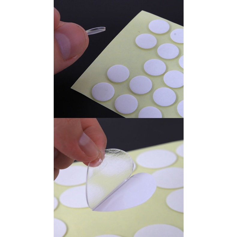 Miếng Keo Dán Siêu dính 2 mặt dán dây Led - Băng Keo 2 Mặt trong suốt, dán tường Tiện Lợi, Miếng dán 2 mặt siêu dính