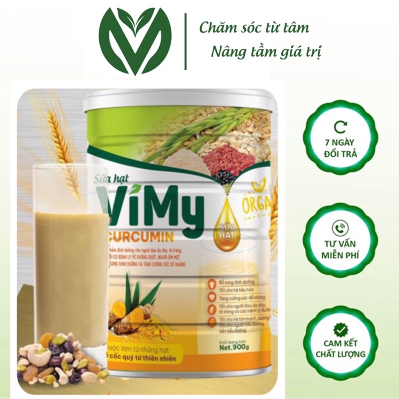 SỮA HẠT CAO CẤP VIMY NANO CURCUMIN 900g[HÀNG CHÍNH HÃNG]