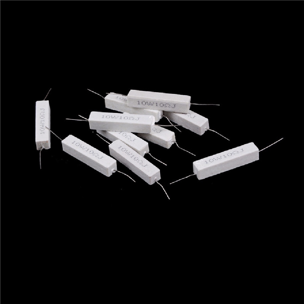 Bộ 10 10W 10 ohm 10R 5% Tự Làm Đặc Biệt