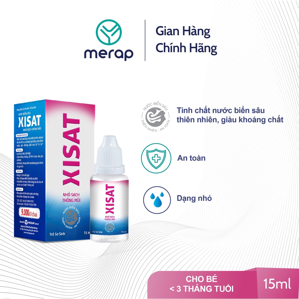 Nước biển sâu XISAT BABY 15ml