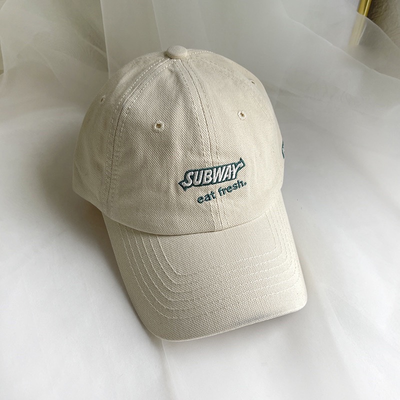 Mũ lưỡi trai ❤️ Nón kết thêu chữ SUBWAY phong cách unisex phù hợp cho cả nam lẫn nữ