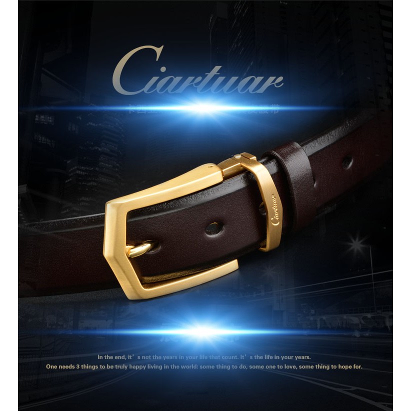 dây nịt nam thắt lưng da doanh nhân thời trang nhập khẩu ciartuar italy