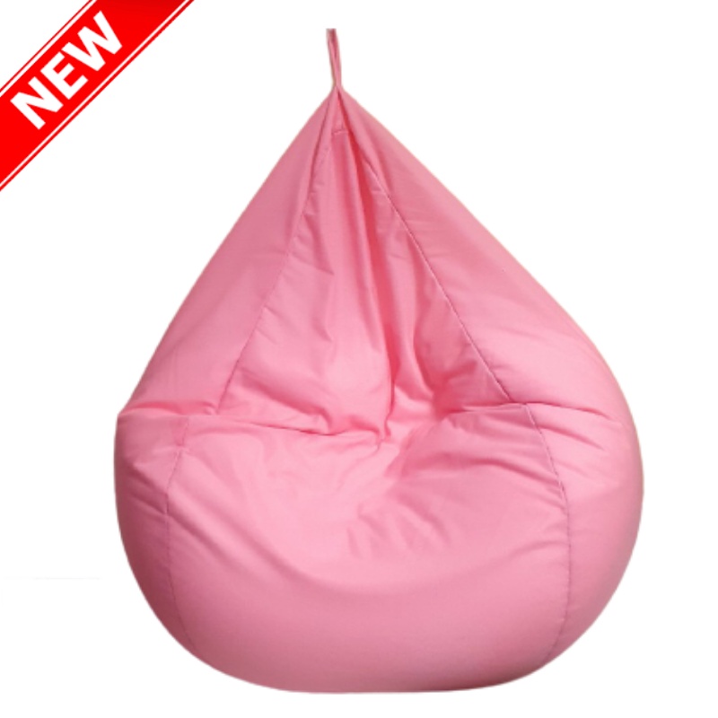 Ghế Lười Hạt Xốp 3ii Home Chất Lượng Cao Hình Giọt Nước Màu Hồng Phấn Size M 80x100cm Chất Liệu Vải Tricot