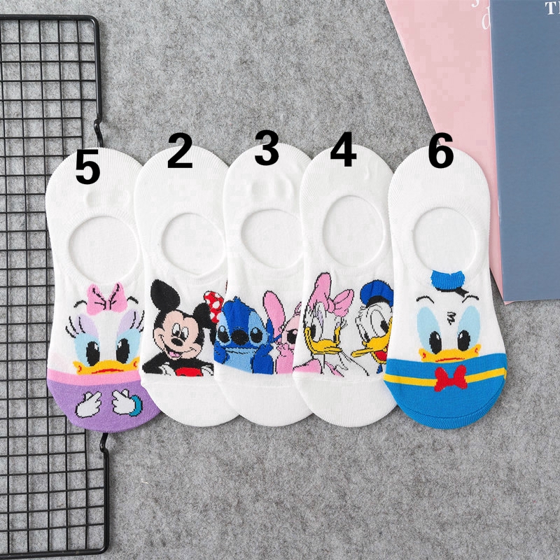 Vớ cotton hình chuột Mickey cho nam và nữ