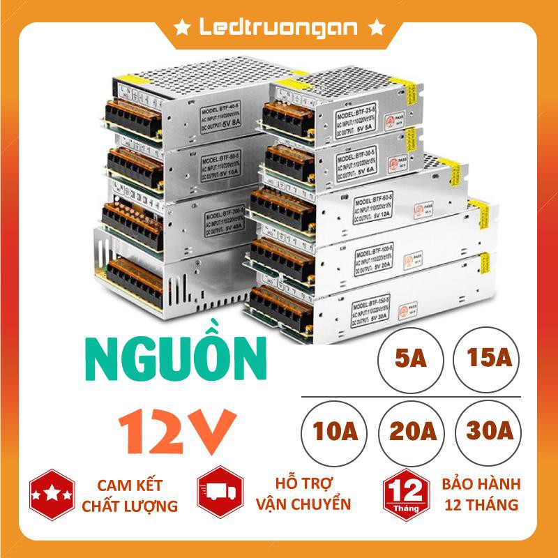 Nguồn 12v cấp cho Led, Nguồn Camera 12V- 5A, 10A, 20A, 30A siêu bền | BigBuy360 - bigbuy360.vn