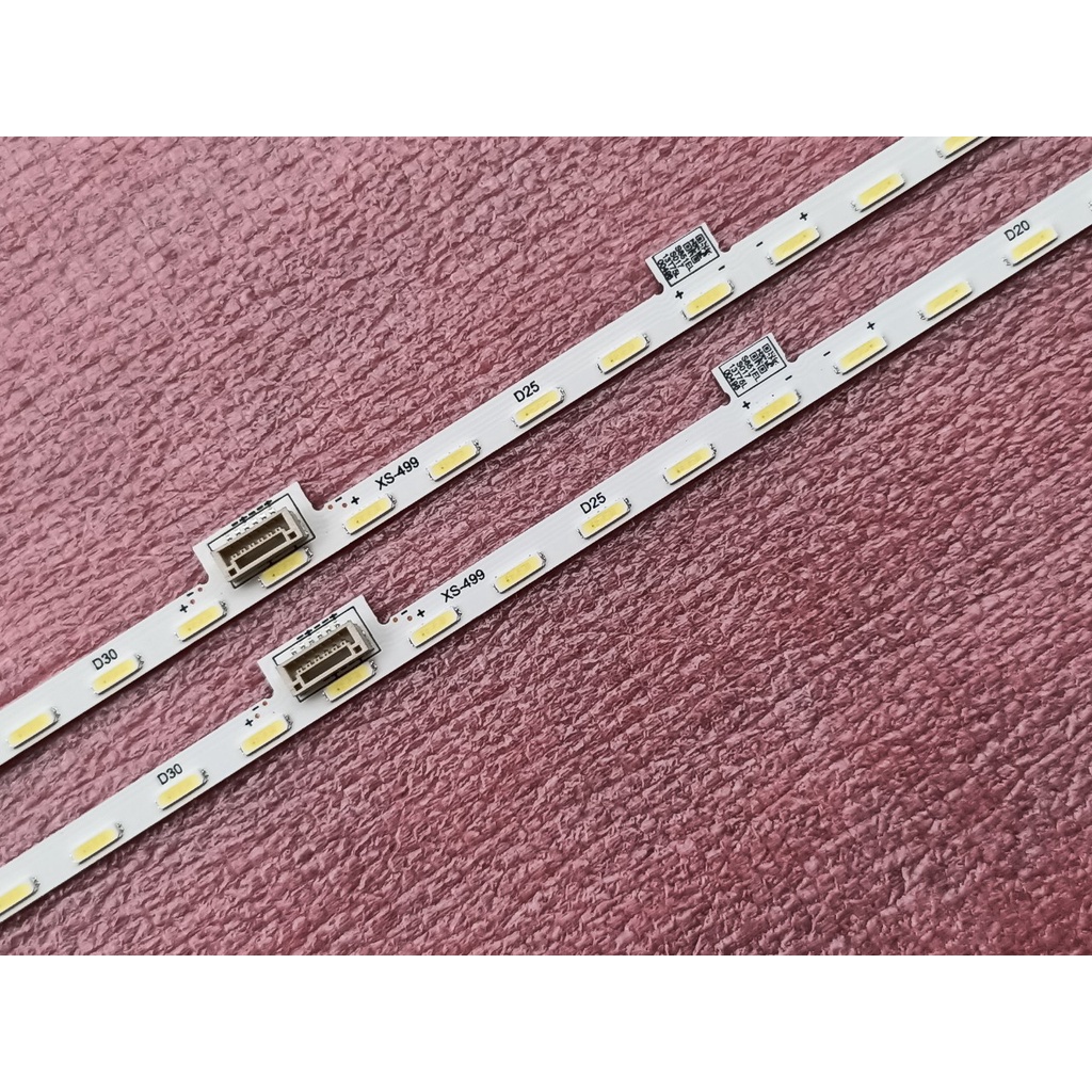 THANH ĐÈN LED VIỀN TIVI SHARP 50SA5500X 50UA6500X 50UA6800X, HÀNG MỚI 100%, BỘ 2 THANH, MỖI THANH 44 BÓNG 6V, DÀI 54cm