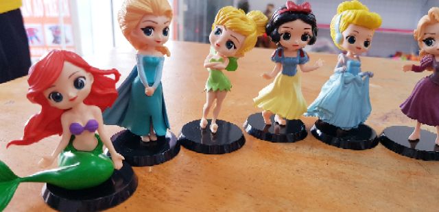 Mô hình 8 nàng công chúa Disney cao cấp