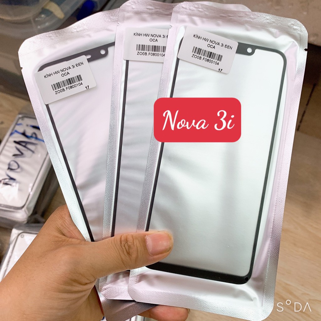Mã Giảm ELFLASH0 20K Đơn 50K 🌟 Hàng Chính Hãng 🌟Kính Màn Hình Kính Ép Huawei Nova 3i Có Keo OCA Zin New