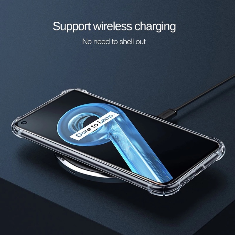 Ốp Điện Thoại Silicon Trong Suốt Chống Rơi Chống Sốc Cho Realme 9i Realme 9 8 7 6 5 Pro 5G 7i 8i 6i 5i 5s