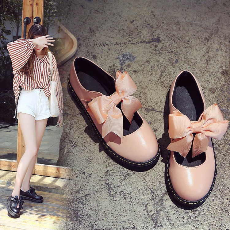 giày buộc nơ ( có sẵn đen size 38 )