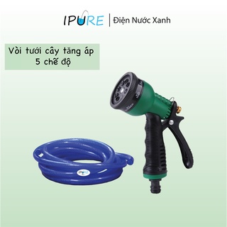 Vòi tưới cây đa năng 5-8 chế độ DNX IPURE vòi xịt nước tăng áp ống dẫn nước