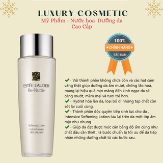 Nước Hoa Hồng Tinh Chất Cám Vàng Estee Lauder Re Nutriv Softening Lotion 250ml