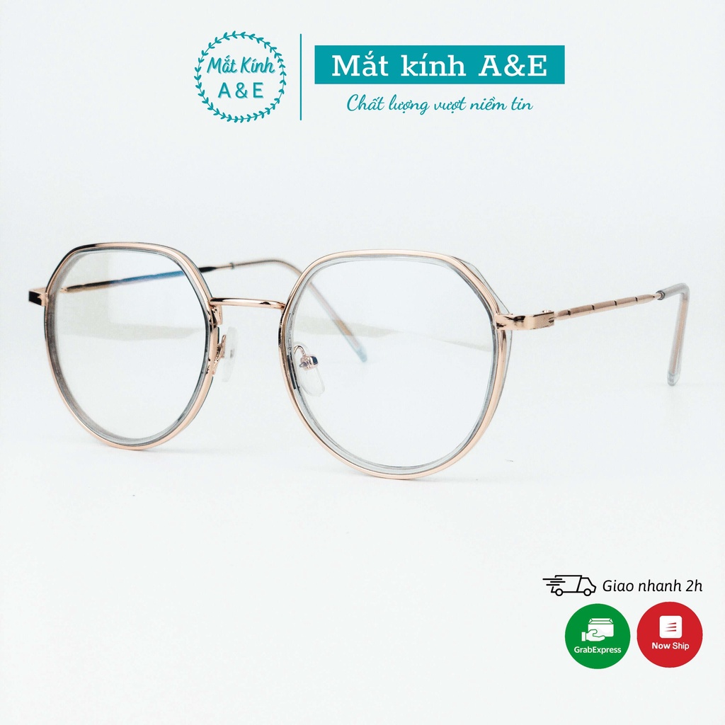 Mắt kính cận nam nữ AMIE eyewear gọng kính cận kim loại thiết kế trẻ trung năng động thời trang TV01