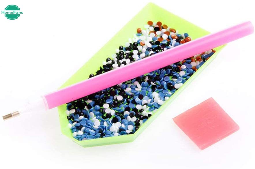 Bộ Tranh Đính Đá 5D Tự Làm Hình Mèo/Hổ 40x30cm Cho Người Lớn