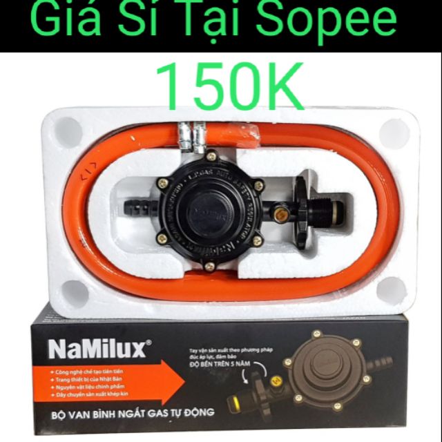 Bộ dây van điều áp ngắt gas tự động Namilux NA-345S-VN