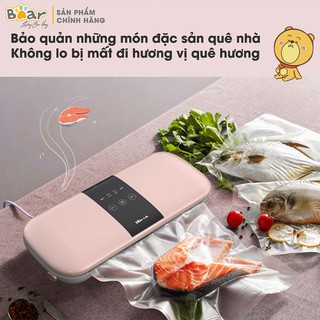Bear Máy hút chân không và hàn miệng túi FKJ-B01B1 màu hồng