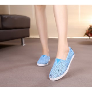 Giày clip on lưới tròn (g37)