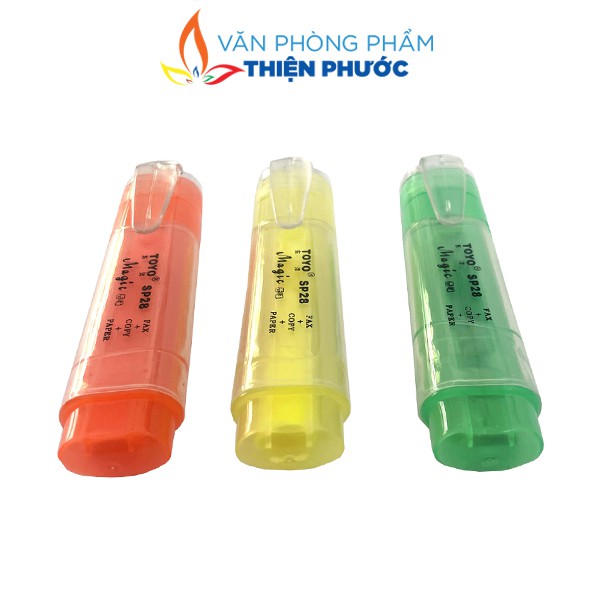 Bút dạ quang highlight Thiên Long nhiều màu cute Toyo THIỆN PHƯỚC