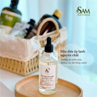 Dầu Dừa Ép Lạnh Nguyên Chất Sam Natural 100ml