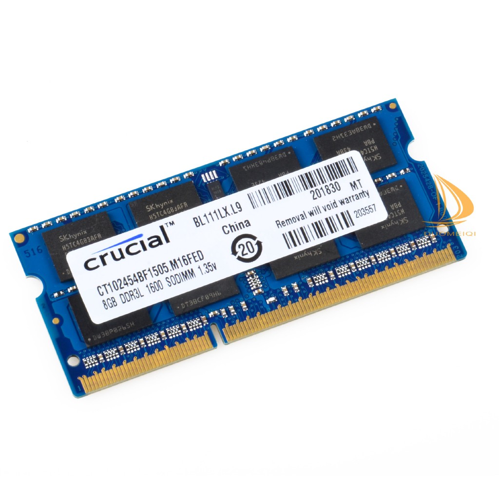 Bộ Nhớ ram 8gb 2rx8 pc3l-12800s sodimm ram Cho Máy Tính intel ddr3l 1600mhz