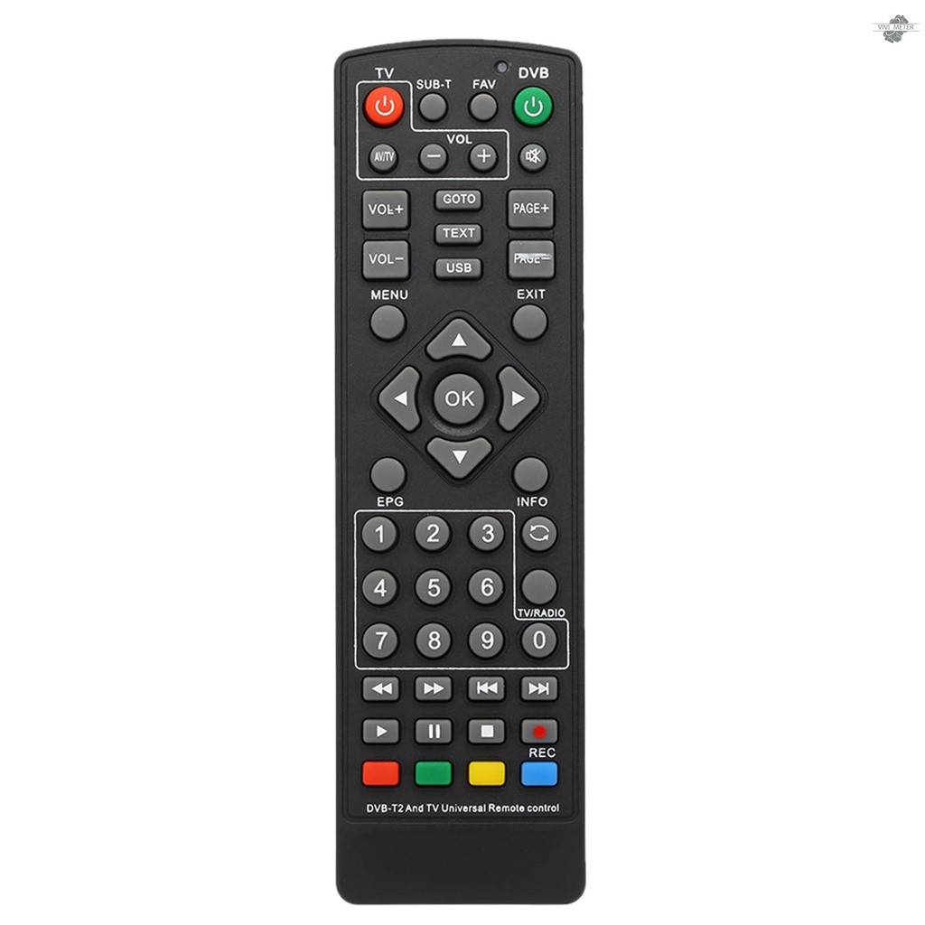 Điều Khiển Từ Xa Dvb-T2 Cho Tv Box Hdtv Smart Tv Đen